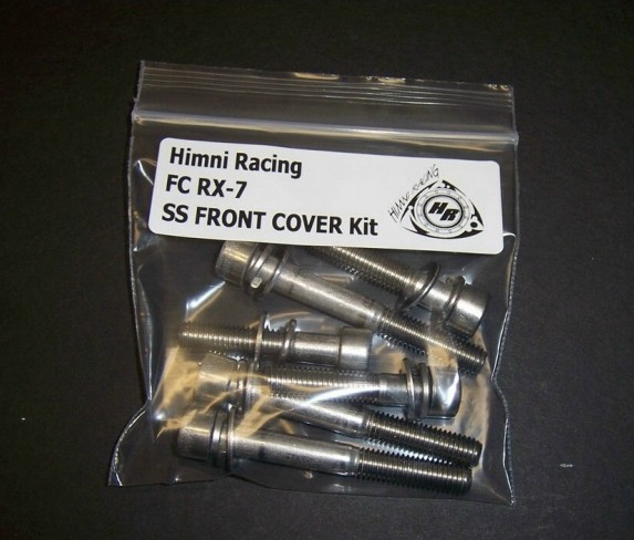 Himni SS Front Cover Nut & Bolt Kit, 86-91 Mazda RX-7 - Click Image to Close